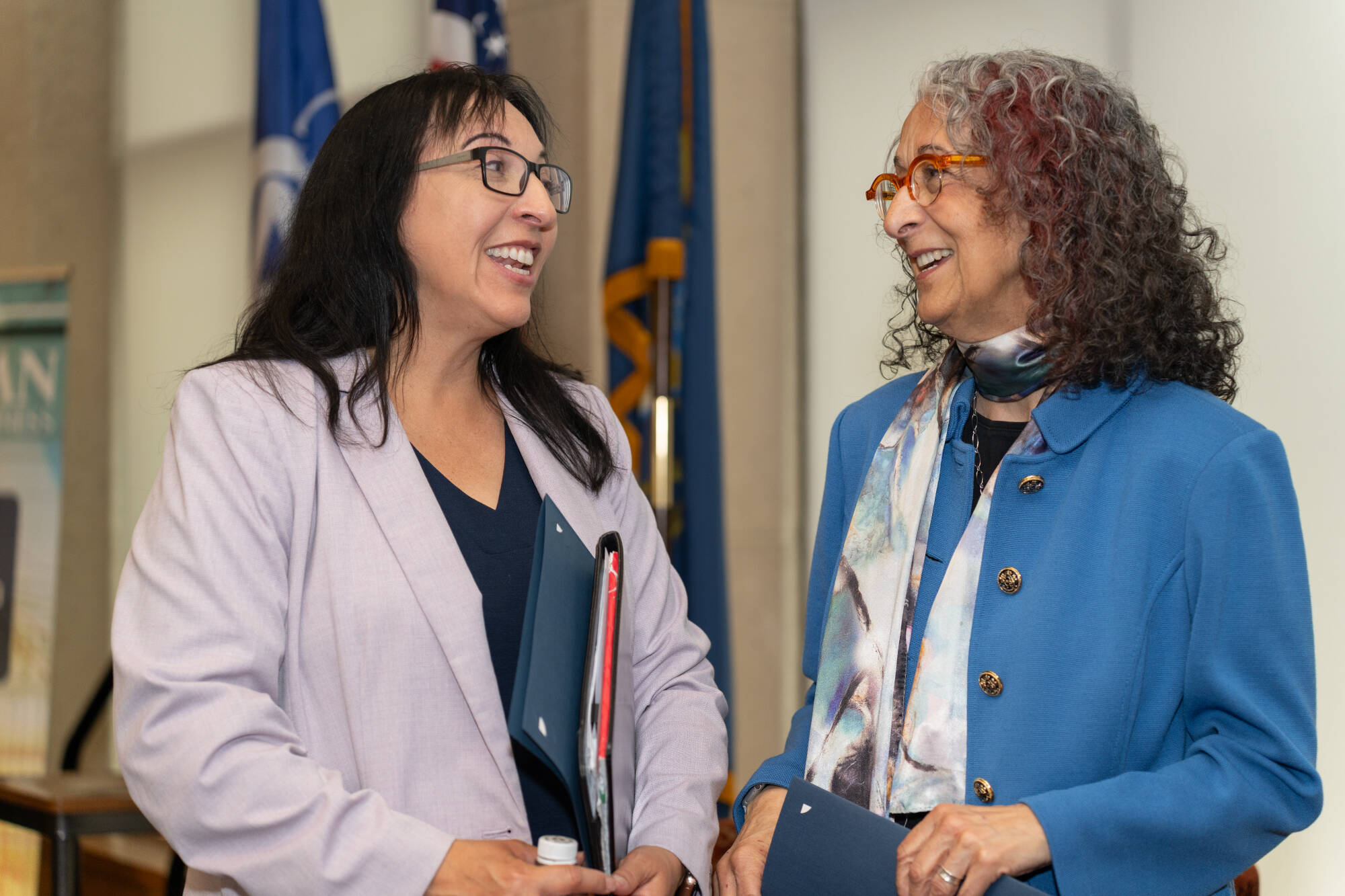 Sonja Johnson and Dean Diana Lawson